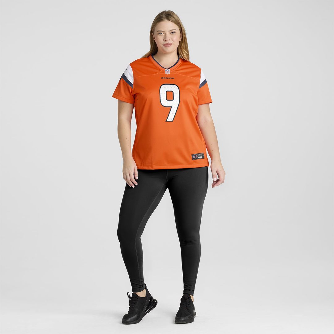 Talanoa Hufanga Denver Broncos Women's Team Game Jersey - Orange