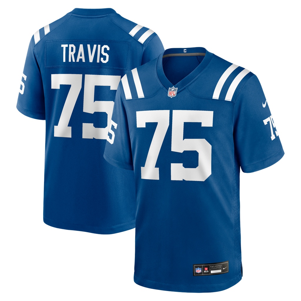 Jalen Travis Indianapolis Colts Team Game Jersey - Royal