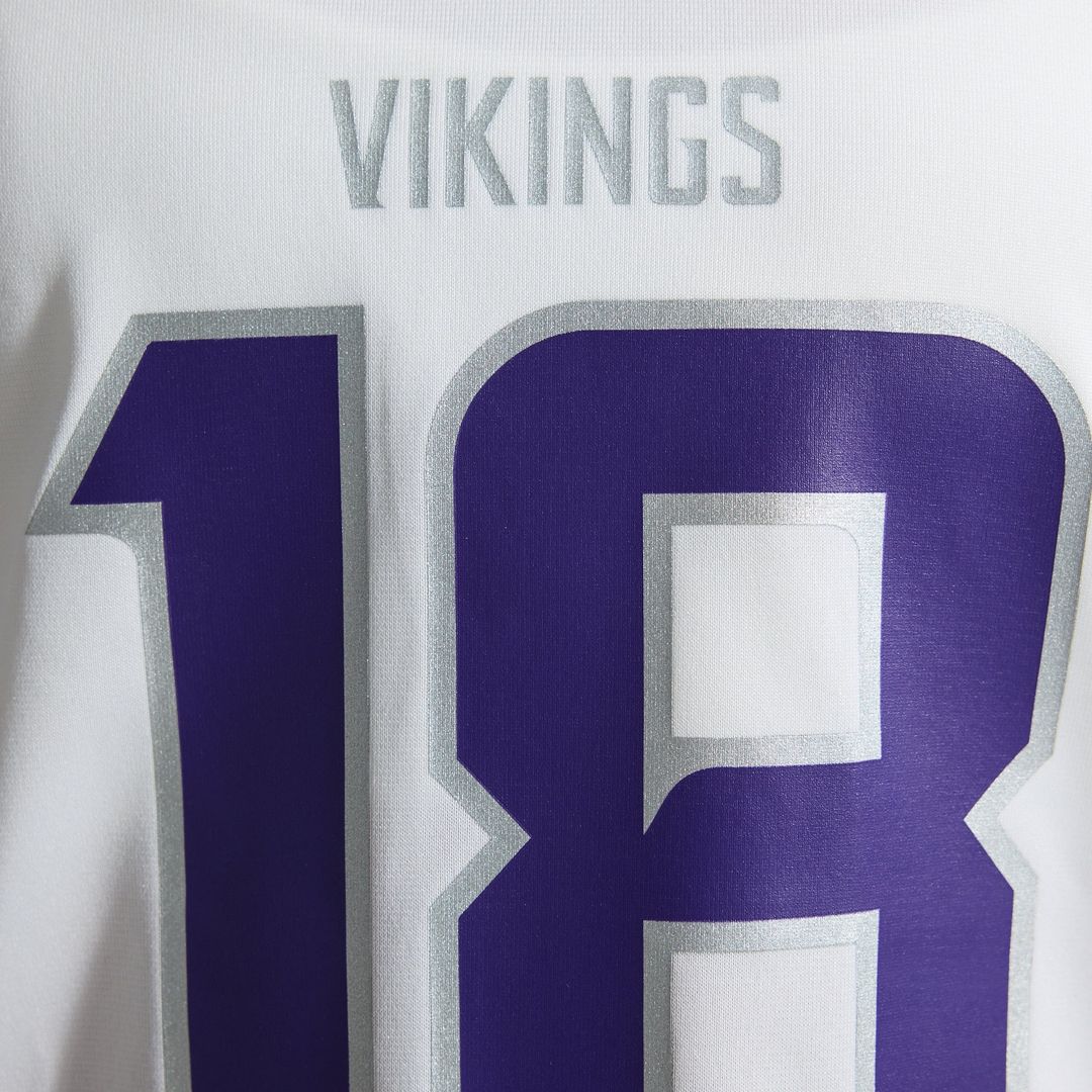 Justin Jefferson Minnesota Vikings Women's Alternate Game Player Jersey - White