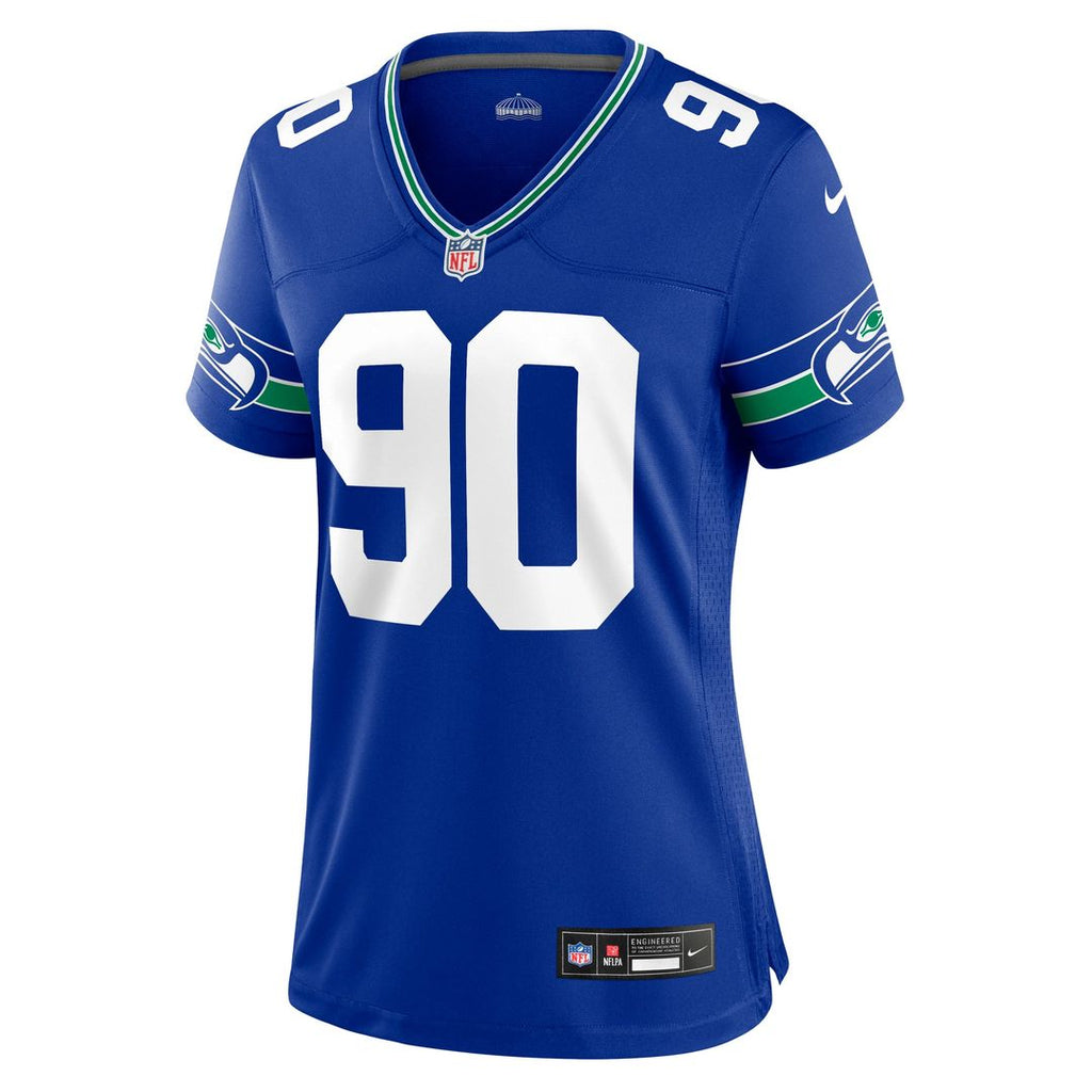 Jarran Reed Seattle Seahawks Women's Team Game Jersey - College Navy