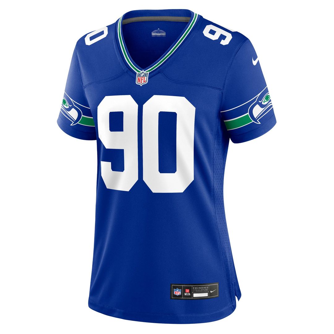 Jarran Reed Seattle Seahawks Women's Team Game Jersey - College Navy