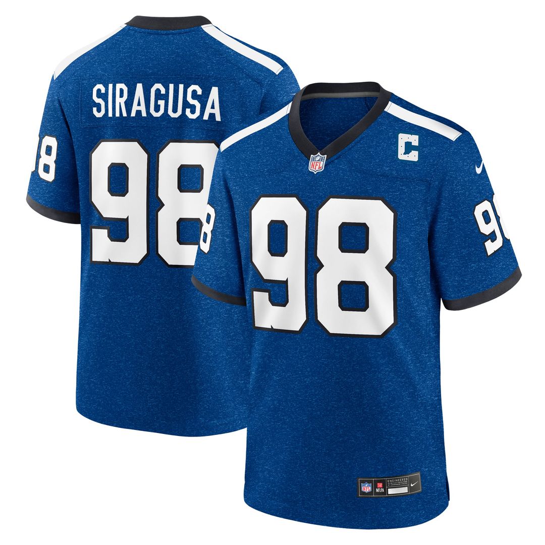 Tony Siragusa Indianapolis Colts Retired Player Alternate Game Jersey - Blue
