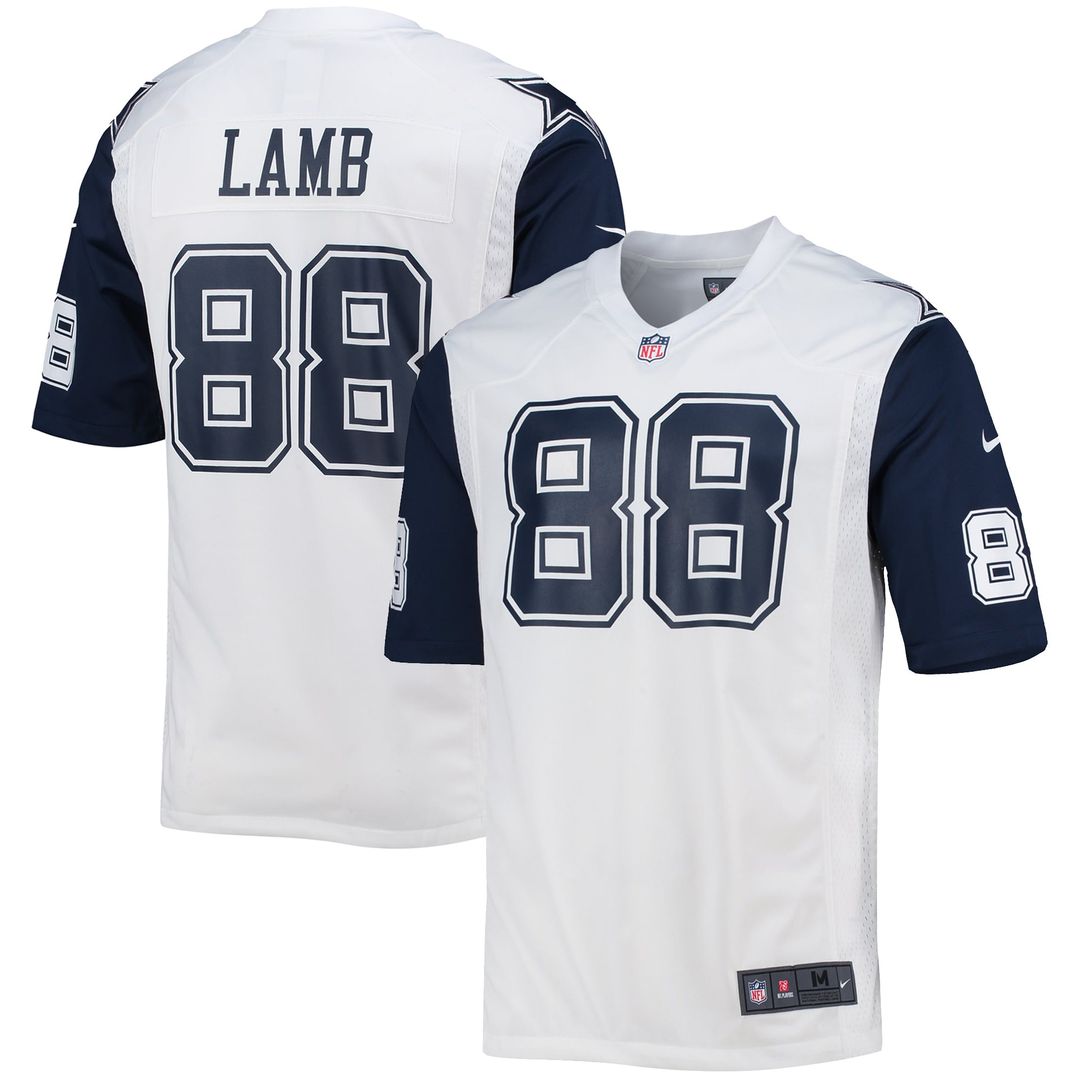 CeeDee Lamb Dallas Cowboys Alternate Game Team Jersey - White