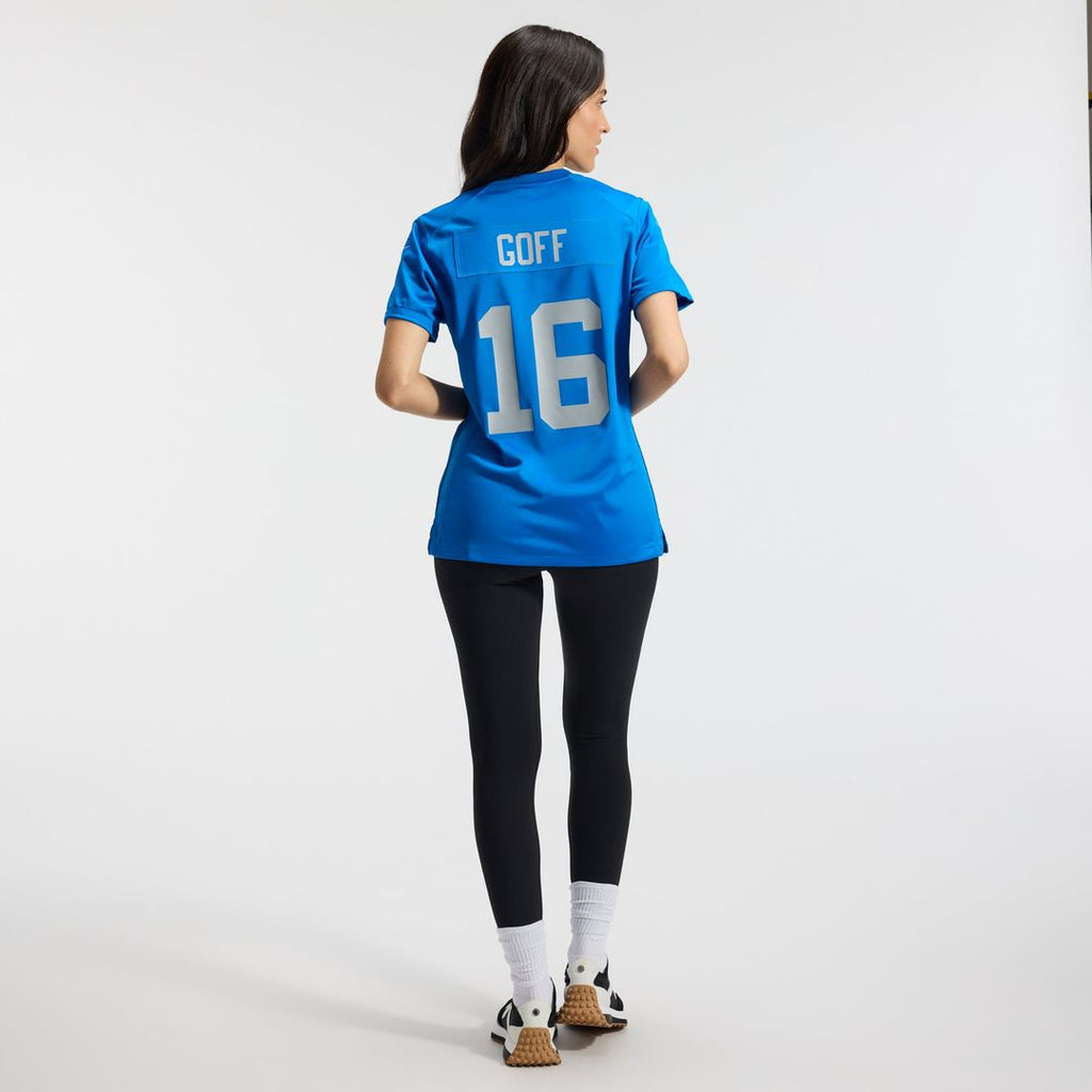 Jared Goff Detroit Lions Women's Alternate Game Jersey - Blue