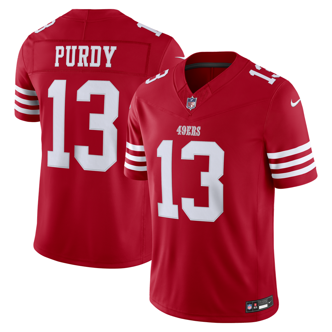 Brock Purdy San Francisco 49ers Team Vapor F.U.S.E. Stitched Limited Jersey - Scarlet