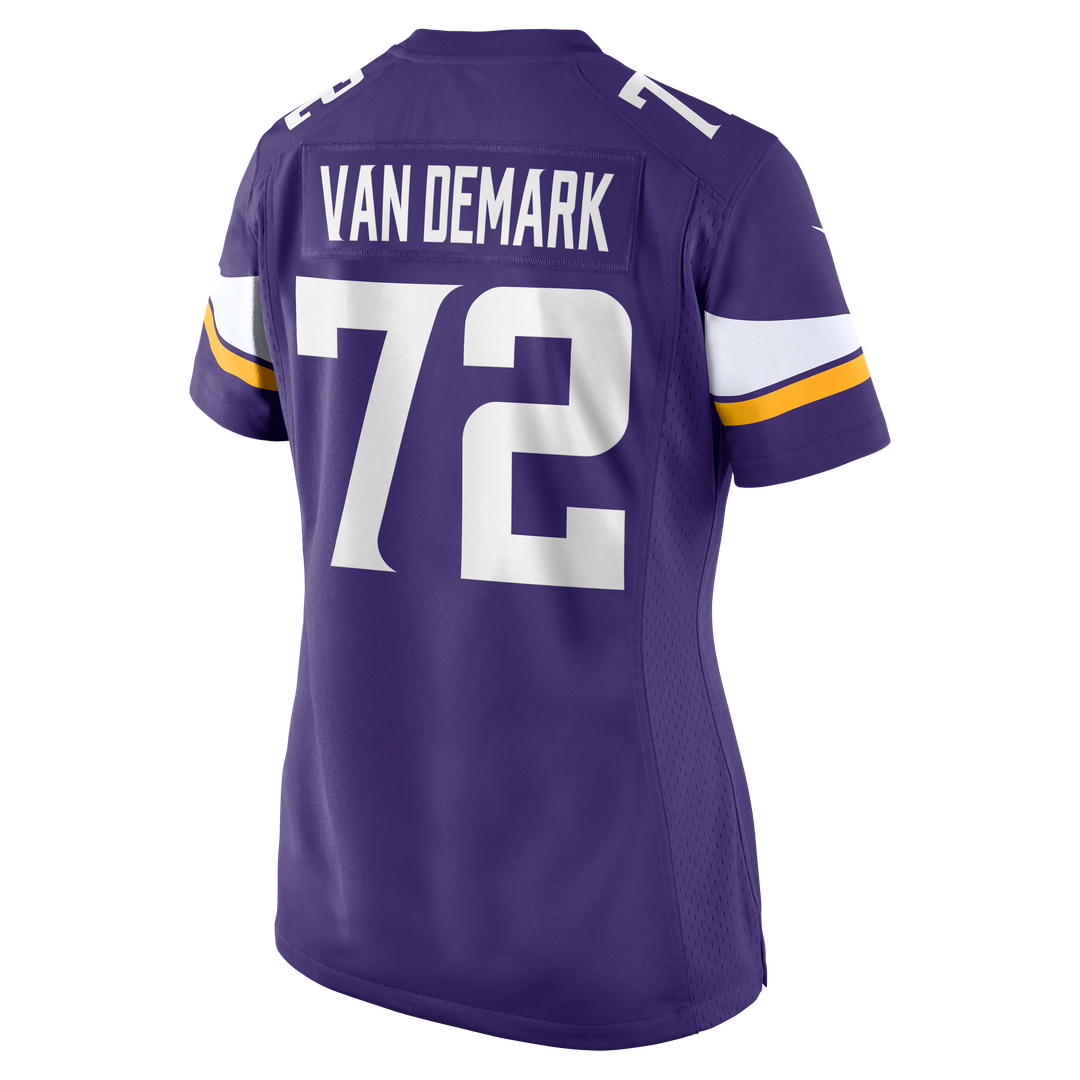 Ryan Van Demark Minnesota Vikings Women's Team Game Jersey - Purple