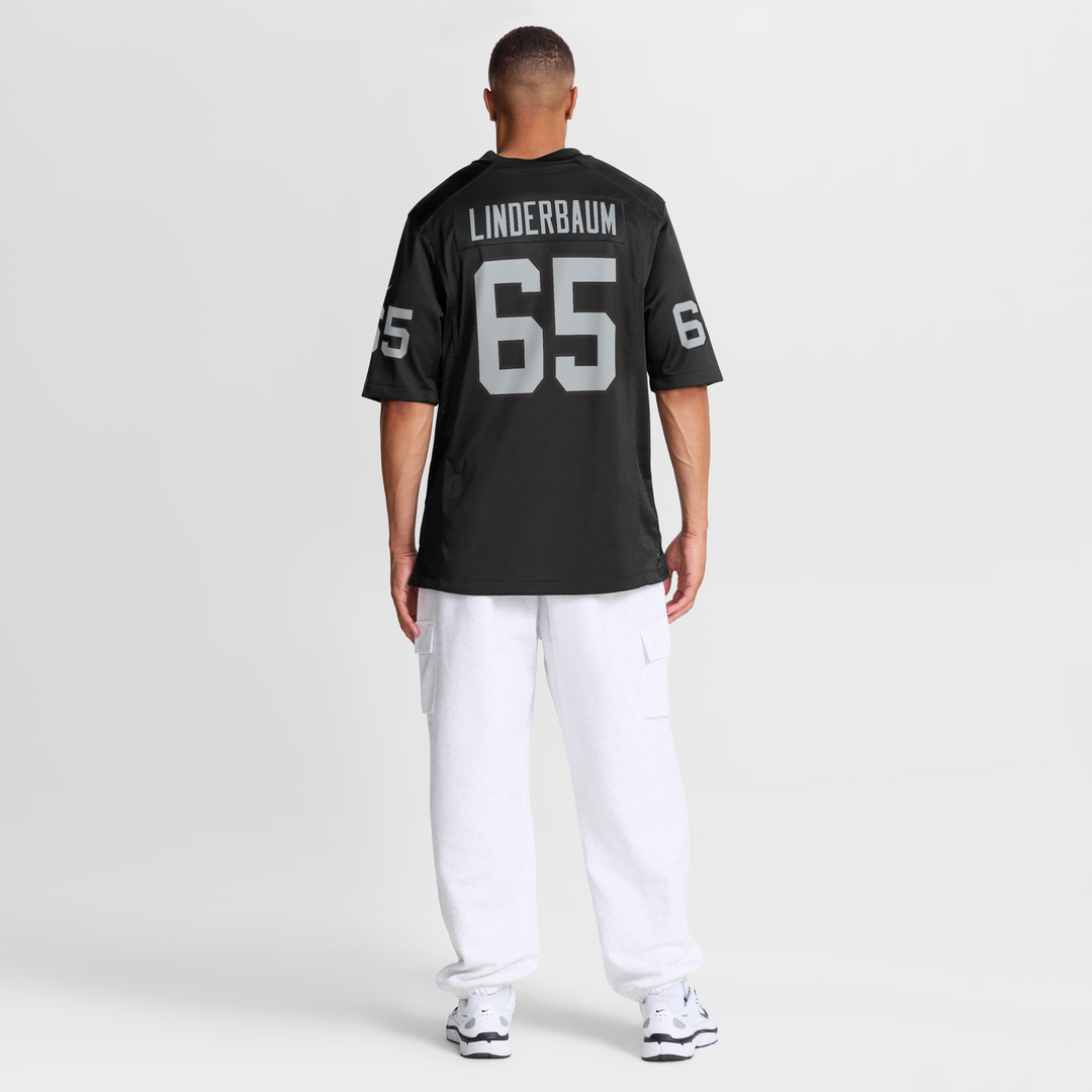 Tyler Linderbaum Las Vegas Raiders Team Game Jersey - Black