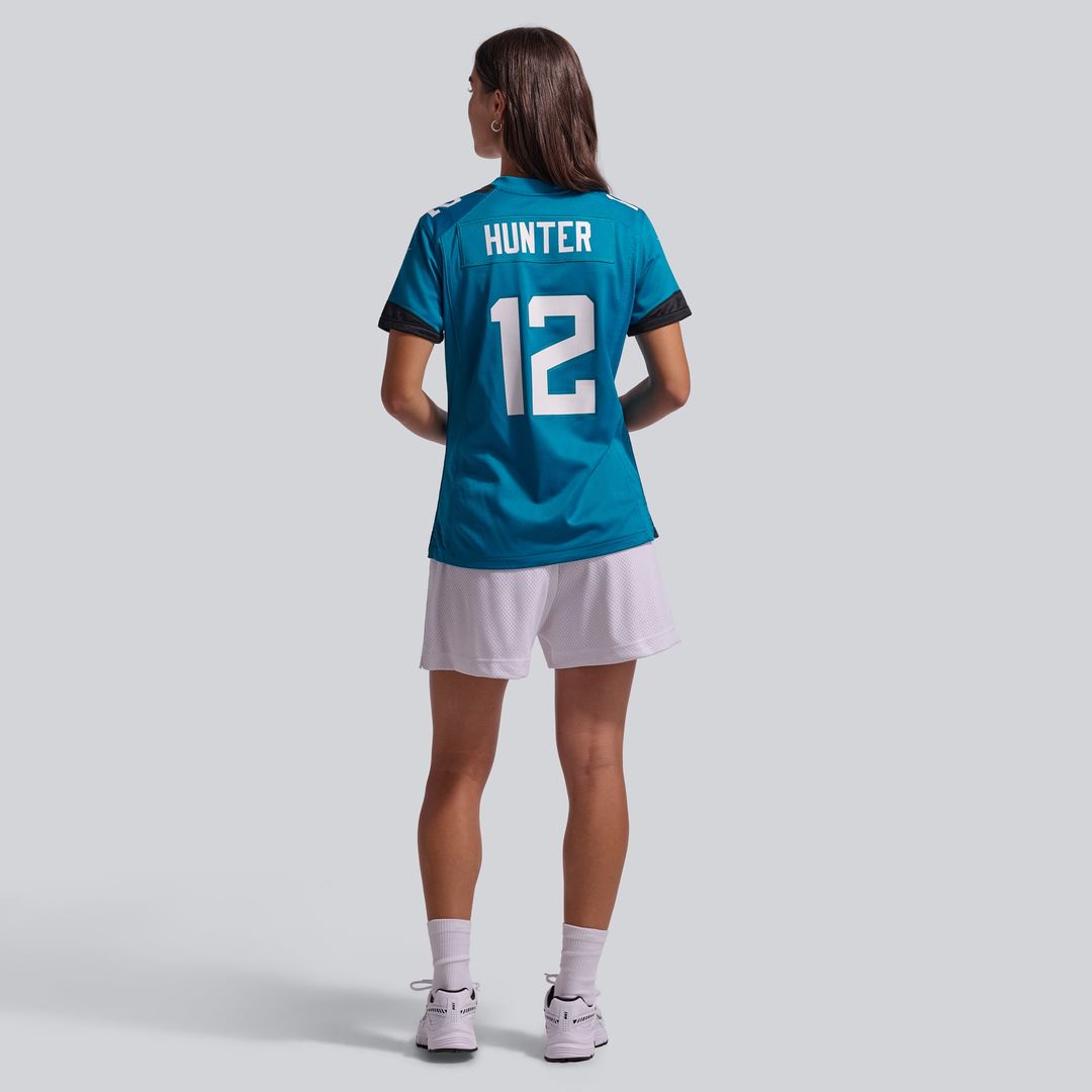 Travis Hunter Jacksonville Jaguars Women's Team Game Jersey - Teal
