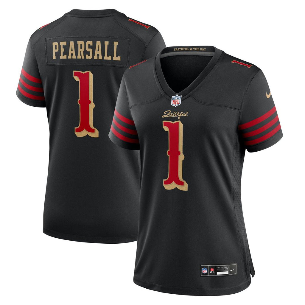Ricky Pearsall San Francisco 49ers Women's Rivalries Collection Game Jersey - Black