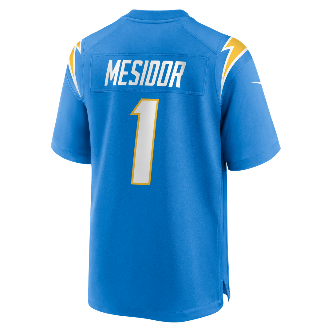 Akheem Mesidor Los Angeles Chargers Team Game Jersey - Powder Blue