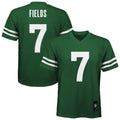 Justin Fields New York Jets Youth Replica Jersey - Green