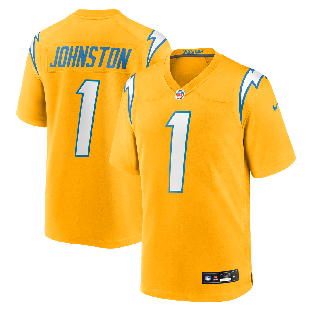 Quentin Johnston Los Angeles Chargers Alternate Charger Power Game Player Jersey - Gold