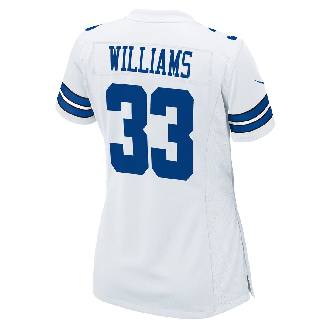 Javonte Williams Dallas Cowboys Women's Game Jersey - White