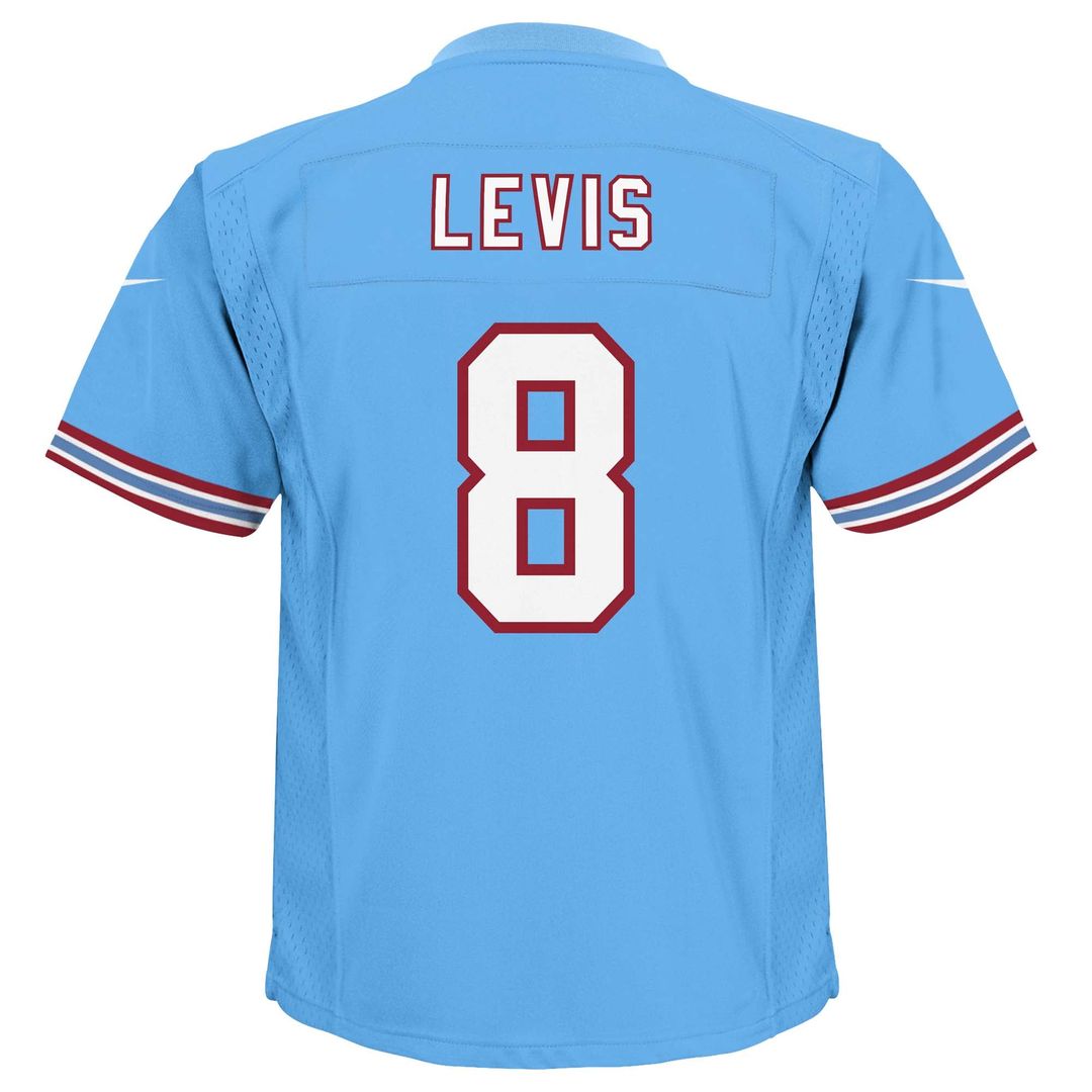Will Levis Tennessee Titans Toddler Alternate Oilers Throwback Game Jersey - Light Blue