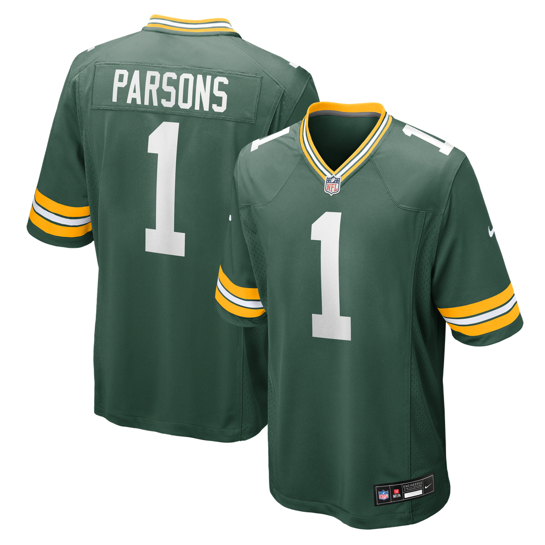Micah Parsons Green Bay Packers Game Player Jersey - White