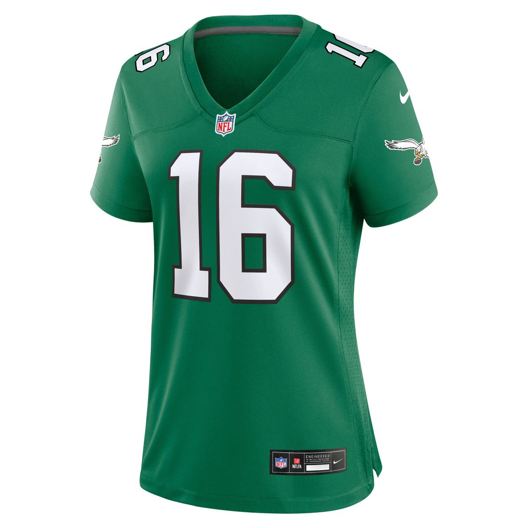 Tanner McKee Philadelphia Eagles Women's Alternate Game Jersey - Kelly Green