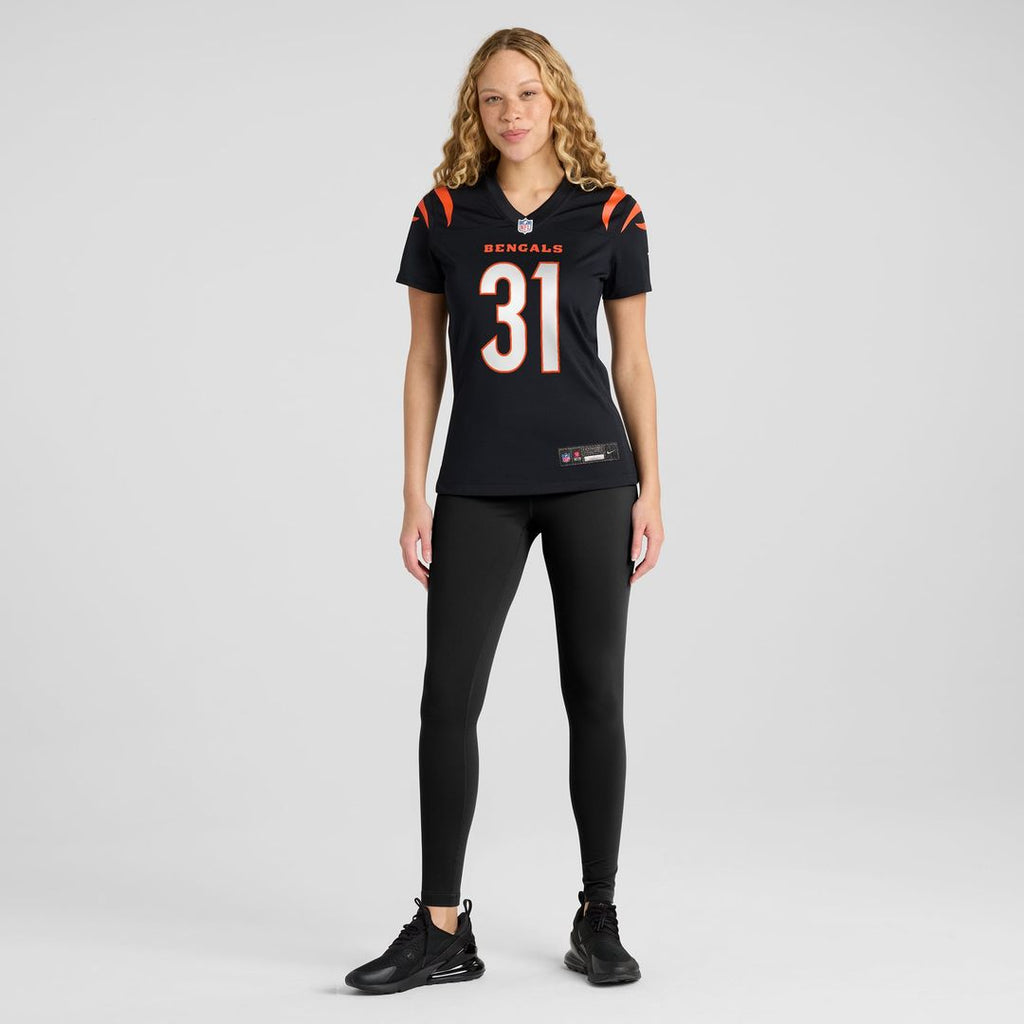 Ickey Woods Cincinnati Bengals Women's Retired Player Game Jersey - Black