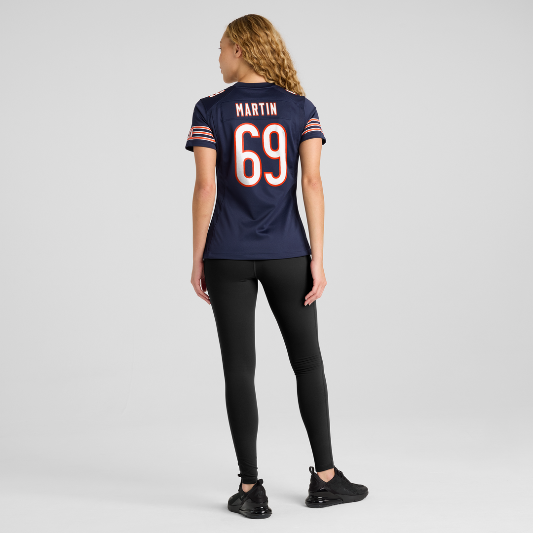 Jeremiah Martin Chicago Bears Women's Team Game Jersey - Navy