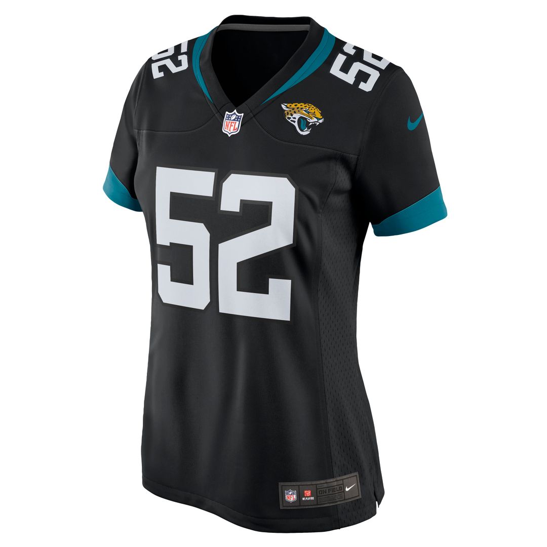 DaVon Hamilton Jacksonville Jaguars Women's Game Jersey - Teal