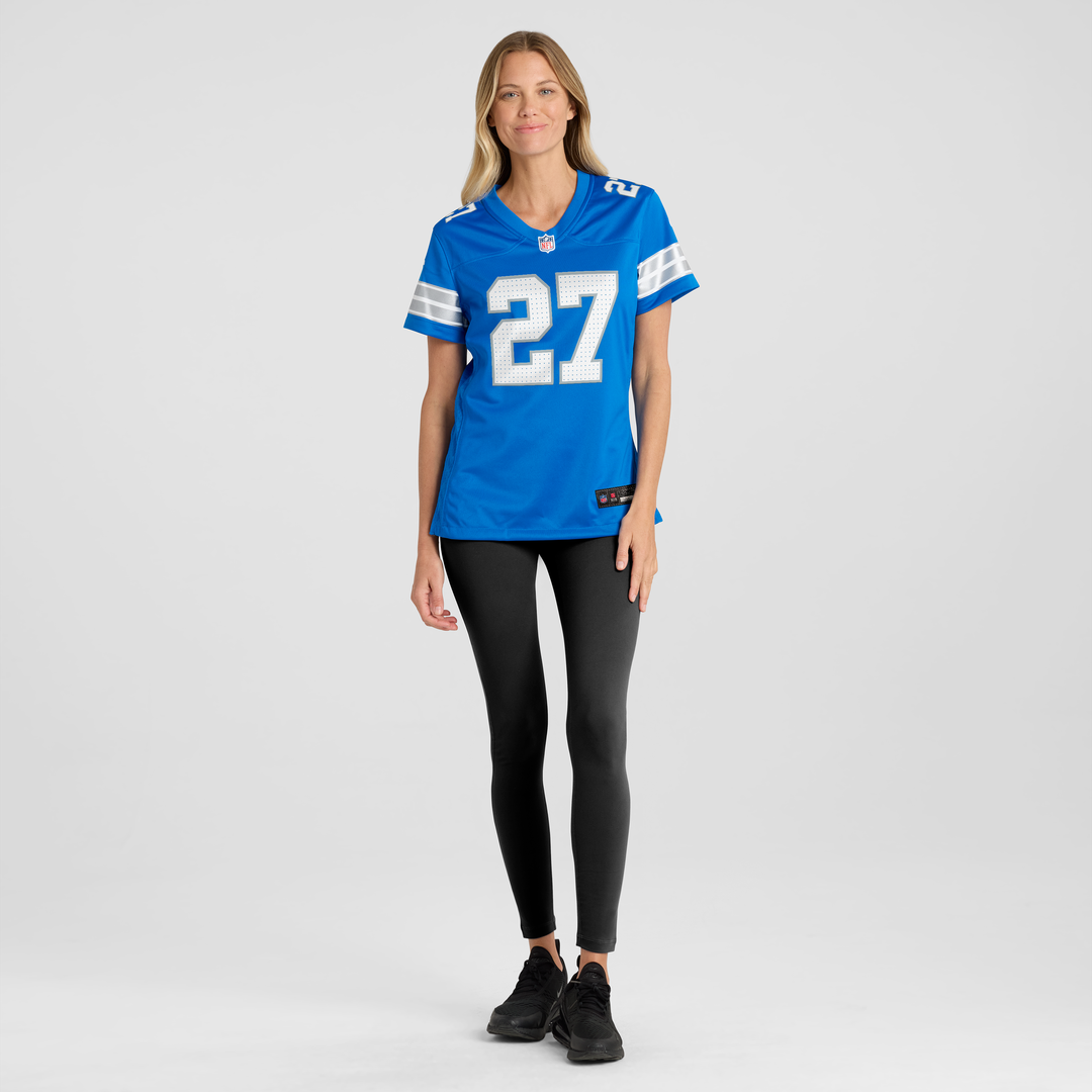 Christian Izien Detroit Lions Women's Team Game Jersey - Blue