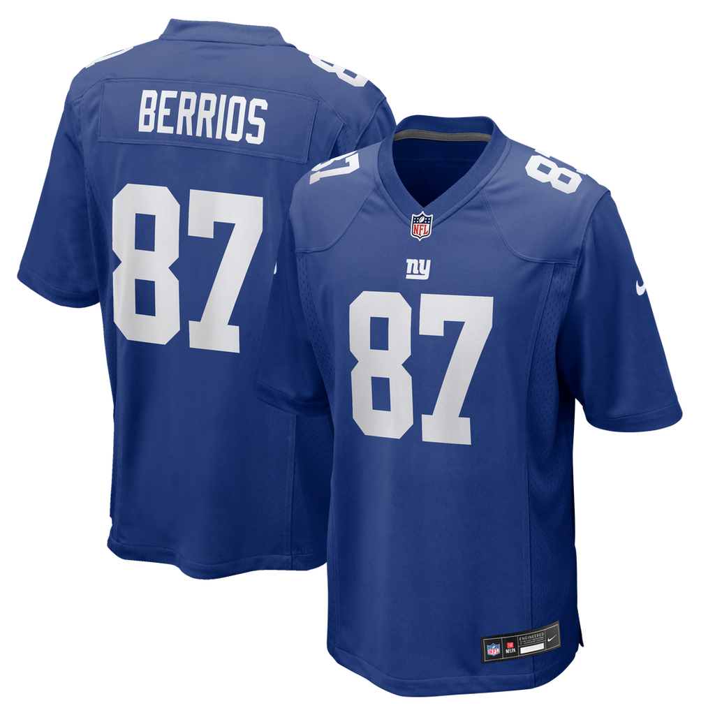 Braxton Berrios New York Giants Team Game Jersey - Royal