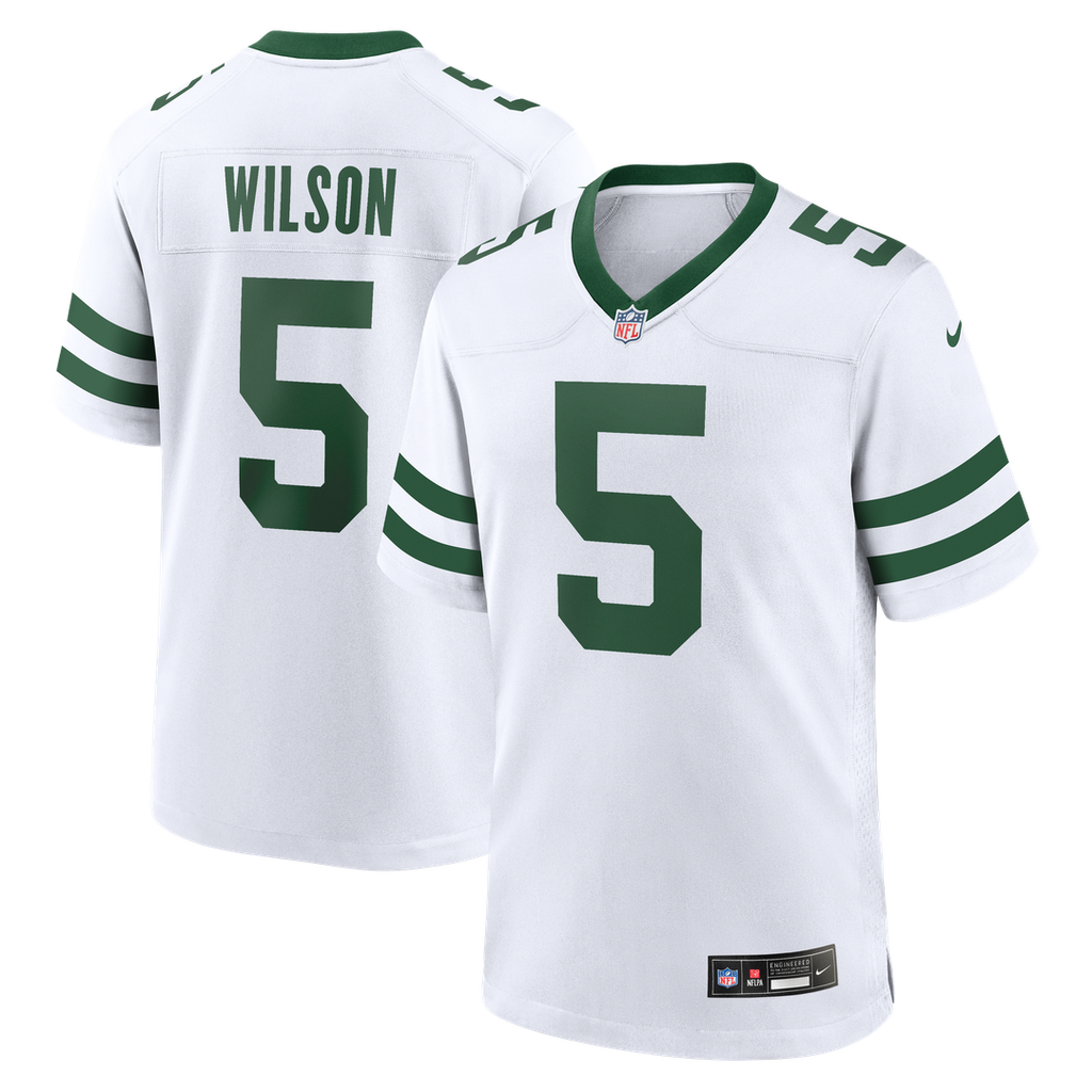 Garrett Wilson New York Jets Game Jersey - Legacy White