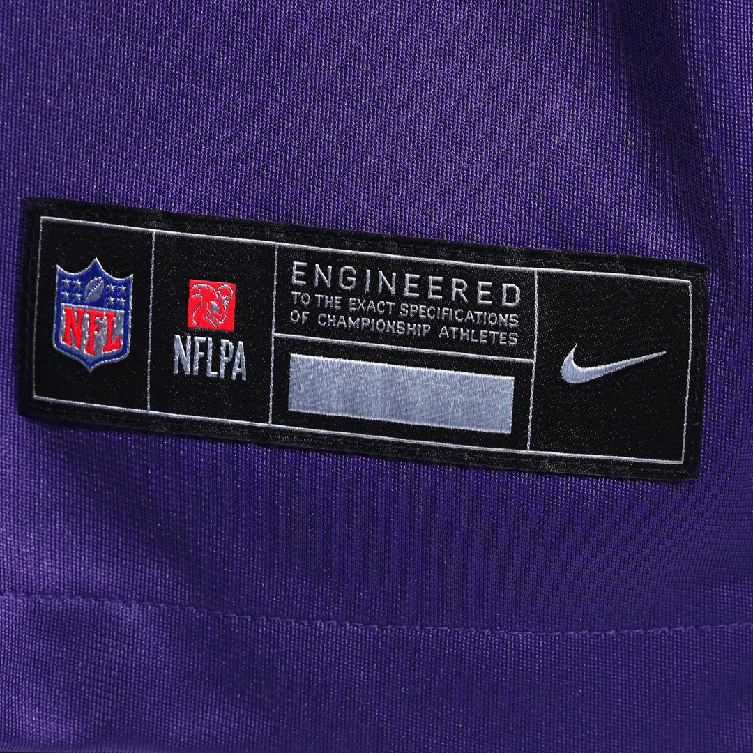 Bo Richter Minnesota Vikings Team Game Jersey - Purple