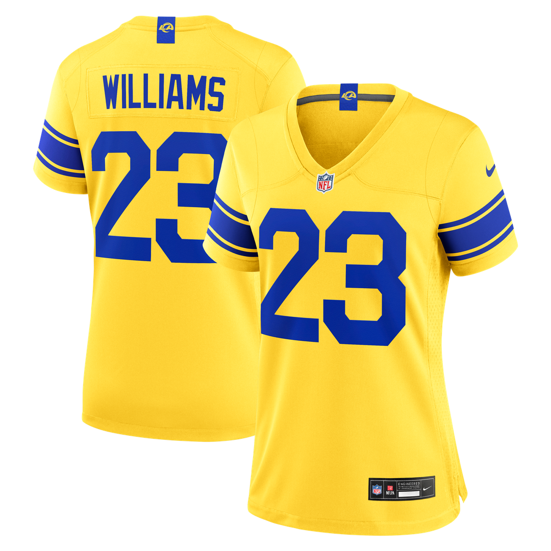 Kyren Williams Los Angeles Rams Women's Classic Sol Game Jersey