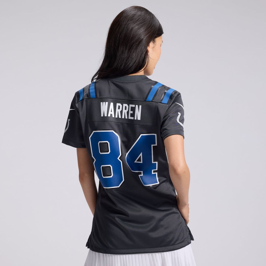 Tyler Warren Indianapolis Colts Women's 2026 Rivalries Collection Game Jersey - Anthracite