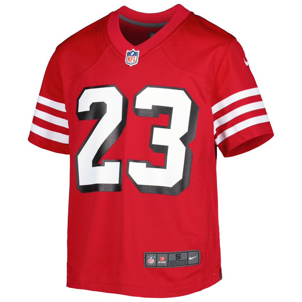 Christian McCaffrey San Francisco 49ers Youth Game Jersey - Scarlet