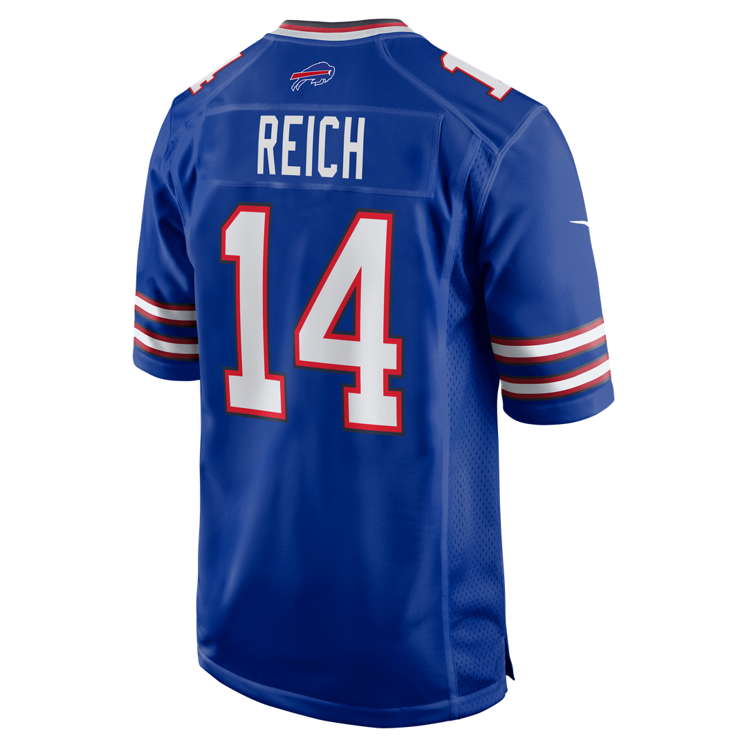Frank Reich Buffalo Bills Game Retired Player Jersey - Royal