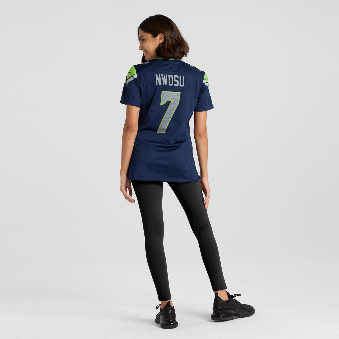 Uchenna Nwosu Seattle Seahawks Women's Team Game Jersey - College Navy