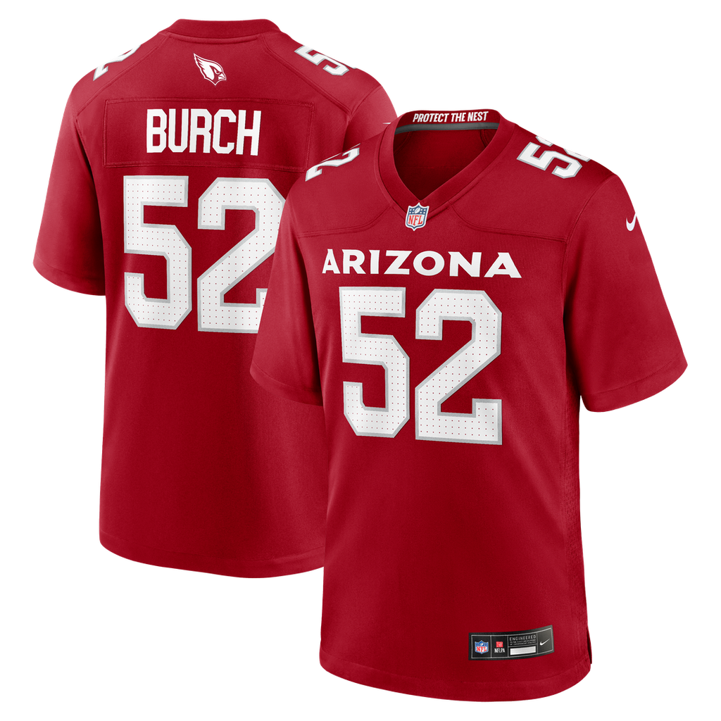 Jordan Burch Arizona Cardinals Team Game Jersey - Cardinal