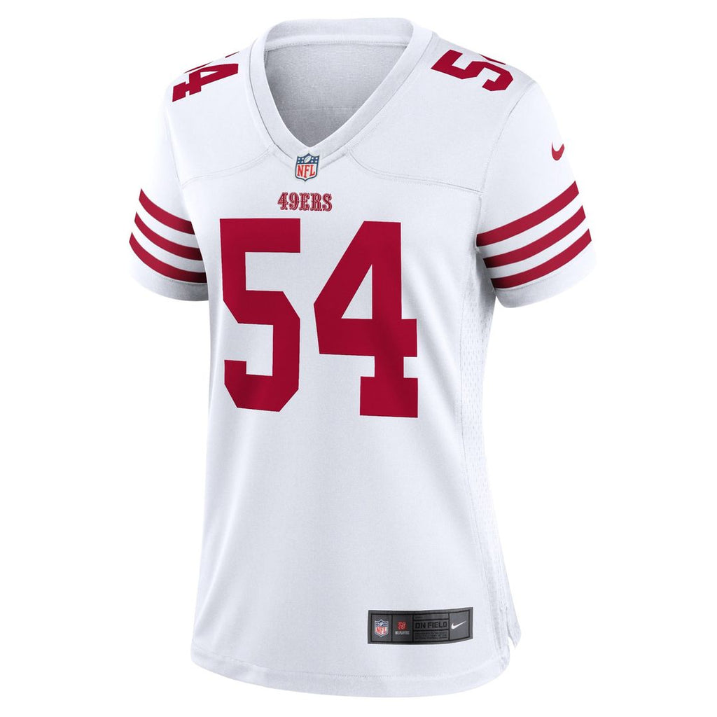 Fred Warner San Francisco 49ers Women's Game Jersey - White