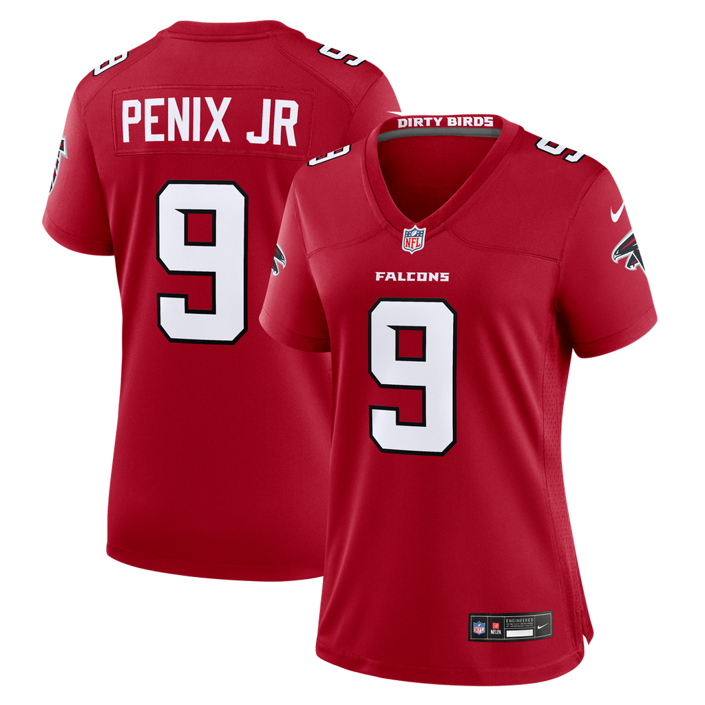 Michael Penix Jr. Atlanta Falcons Women's Game Jersey - Red