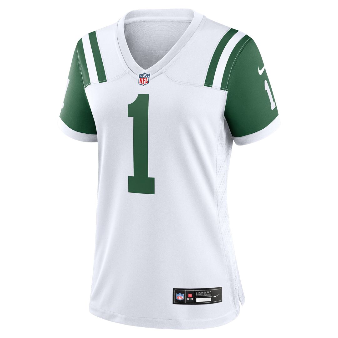 Ahmad Sauce Gardner New York Jets Women's Classic Alternate Game Jersey - White