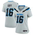 Jared Goff Detroit Lions Women's 2026 Rivalries Collection Game Jersey - Silver