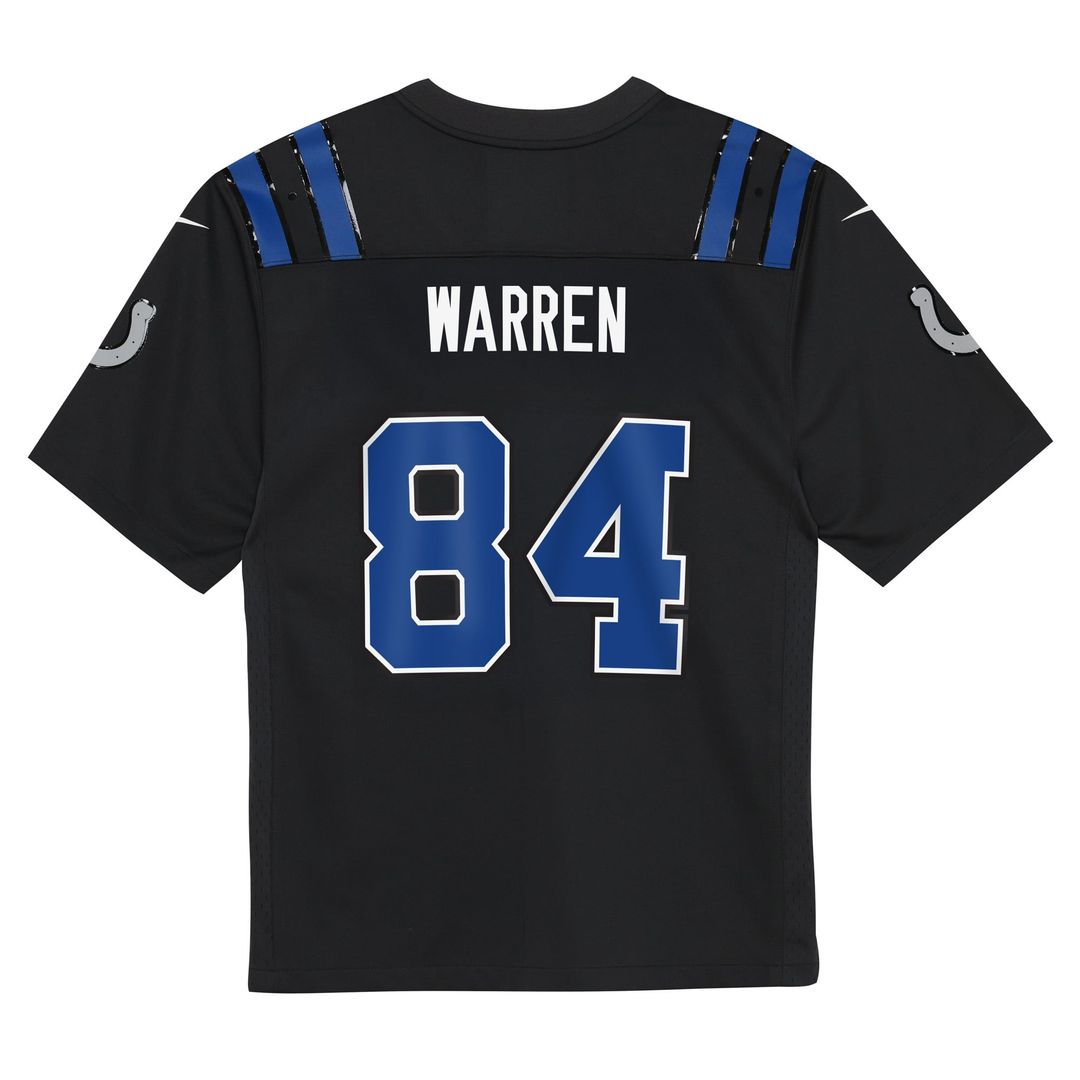Tyler Warren Indianapolis Colts Toddler 2026 Rivalries Collection Game Jersey - Anthracite