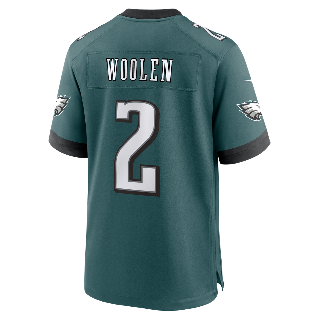 Tariq Woolen Philadelphia Eagles Alternate Game Jersey - Kelly Green