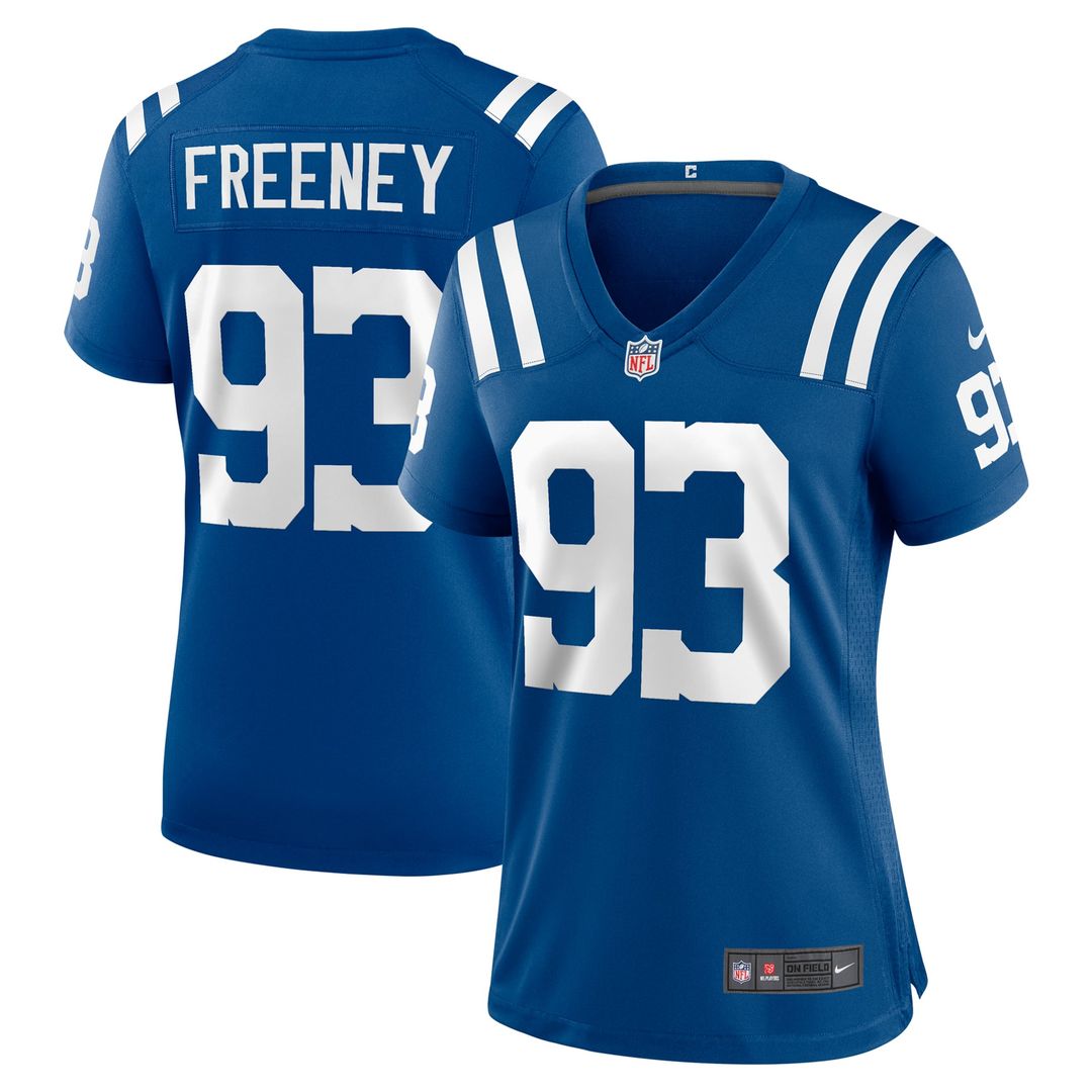 Dwight Freeney Indianapolis Colts Women's Team Retired Player Game Jersey - Royal