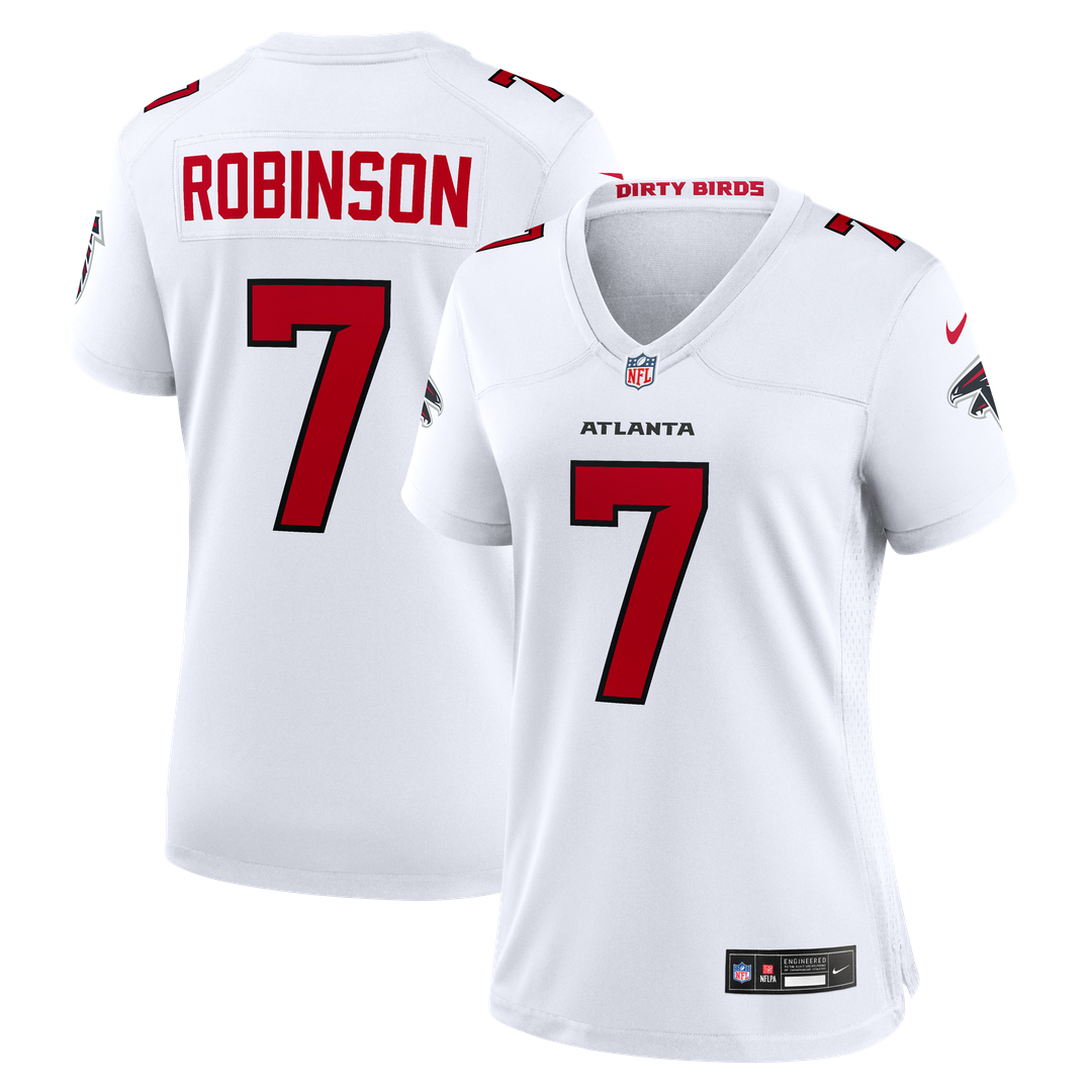 Bijan Robinson Atlanta Falcons Women's Alternate Game Jersey - Black