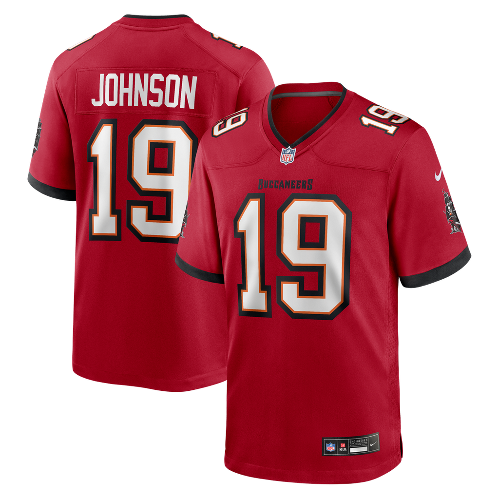 Keyshawn Johnson Tampa Bay Buccaneers Game Retired Player Jersey - Red
