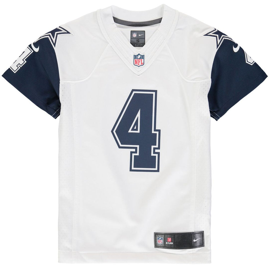 Dak Prescott Dallas Cowboys Youth Throwback Game Jersey - Navy
