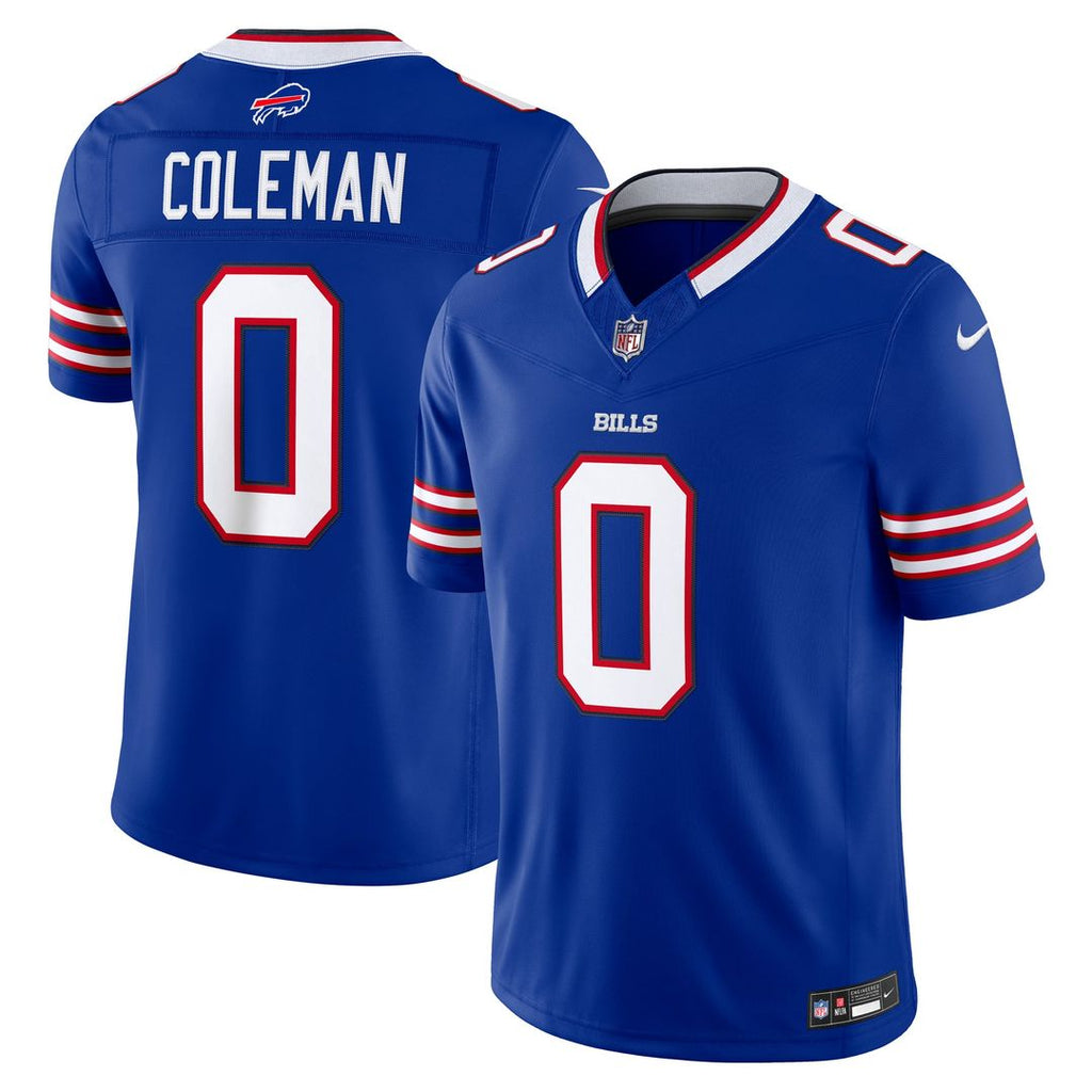 Keon Coleman Buffalo Bills Team Vapor F.U.S.E. Stitched Limited Jersey - Royal