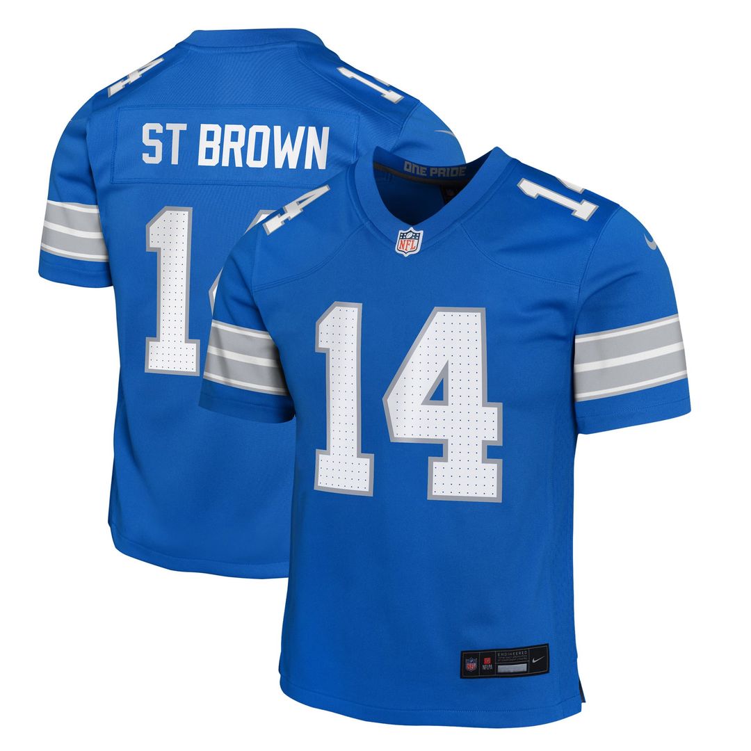 Amon - Ra St. Brown Detroit Lions Youth Game Jersey - Black