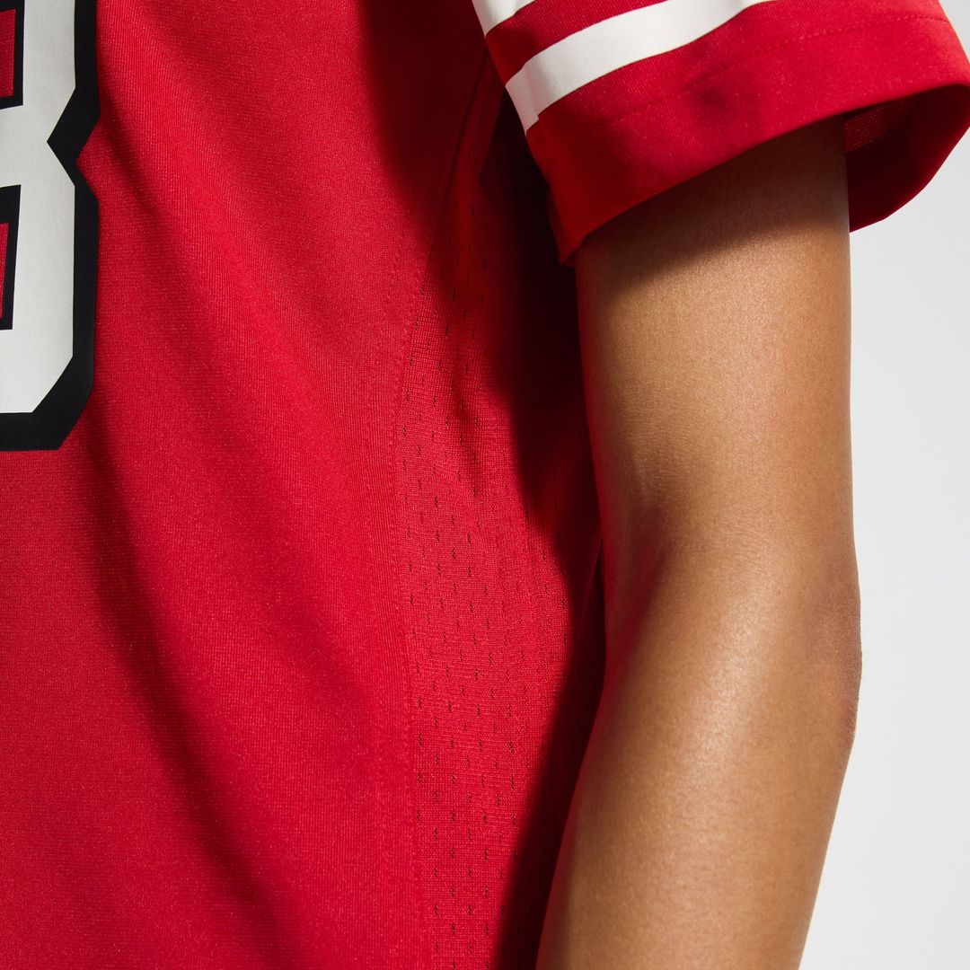 Christian McCaffrey San Francisco 49ers Women's Player Jersey - Scarlet