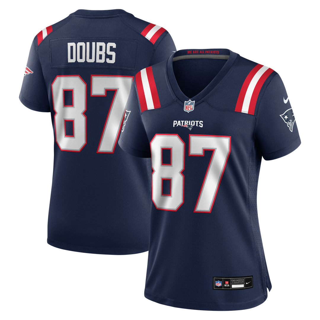 Romeo Doubs New England Patriots Women's Team Game Jersey - Navy