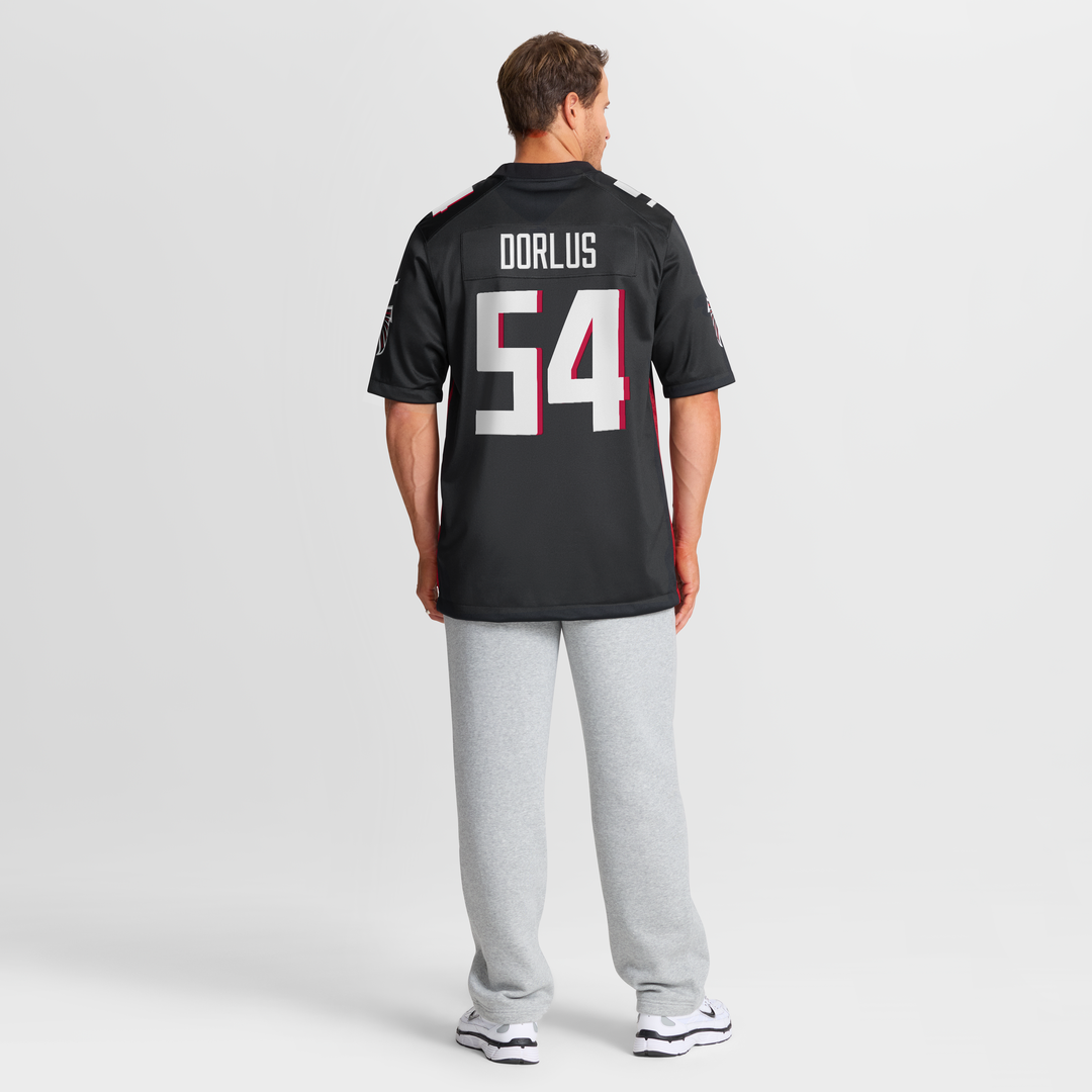 Brandon Dorlus Atlanta Falcons Team Game Jersey - Black