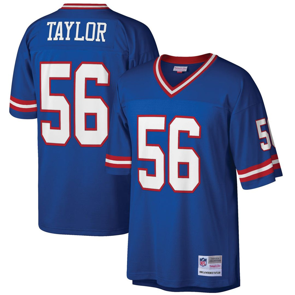 Lawrence Taylor New York Giants Big & Tall 1986 Retired Player Replica Jersey - Royal