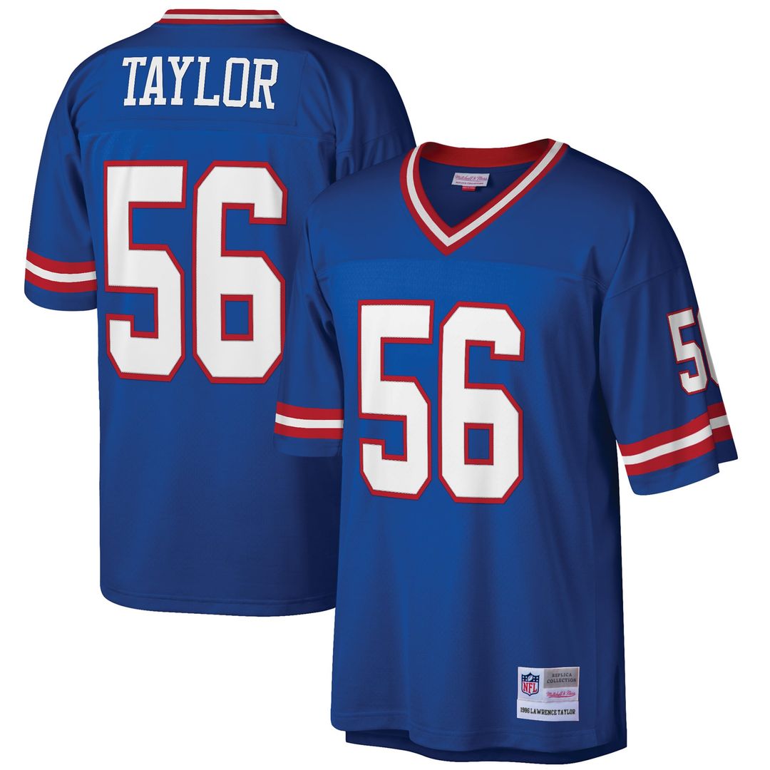 Lawrence Taylor New York Giants Big & Tall 1986 Retired Player Replica Jersey - Royal